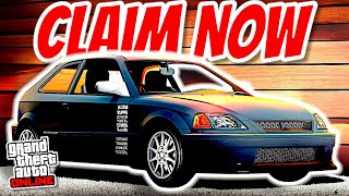 Gta 5 Online How to Claim FREE Car Dinka Blista Kanjo [upl. by Coonan]