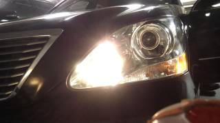 Lexus auto leveling headlight [upl. by Ahseikal]