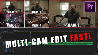 How to Edit Multi Cam Sequences Fast in Premiere Pro [upl. by Nac658]