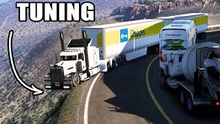 DOBLE Trailer TUNING de COPPEL con Peterbilt VIPER 389 Zona de maniobras American Truck Simulator [upl. by Apgar]