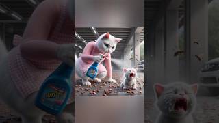 Kitten is in trouble 🙀😿 cat catlover kitten kitty cute funny [upl. by Pellikka]