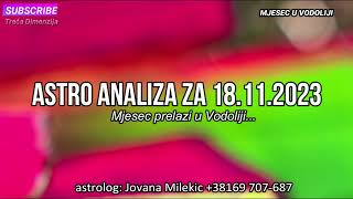 Astro Analiza za 18112023  Ovog puta ne pravimo istu grešku [upl. by Sihonn]