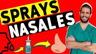 ✅👃 ¿Cuál es el MEJOR SPRAY NASAL para DESCONGESTIONAR la NARIZ [upl. by Haswell]