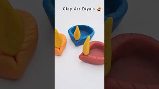 🪔DIY Beautiful Clay Diyas🪔  Festive amp Creative PlayDoh Craft  Sisu TV Shorts SisuTV shorts diy [upl. by Atinuj]