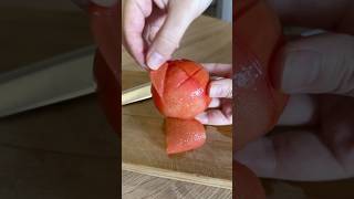 Easy Way to Peel Tomatoes cookinghacks [upl. by D'Arcy]