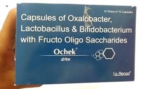 Ochek Capsule  Oxalobacter Lactobacillus amp Bifidobacterium with Fructo Oligo Saccharides Capsules [upl. by Lairea366]