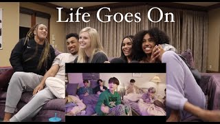 BTS 방탄소년단 Life Goes On Official MV REACTION [upl. by Olihs]