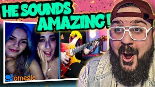 FIRST TIME HEARING HIM The Dooo Reaction  Guitar on Omegle [upl. by Ardnovahs]