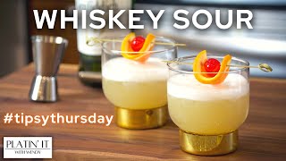 The BEST Whiskey Sour  Tipsy Thursday  Shorts Favourites [upl. by Apurk]