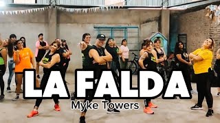 LA FALDA  MYKE TOWERS  GUSTAVO AQUINO 🚨 VIRAL TIKTOK  ZUMBA [upl. by Jehias]