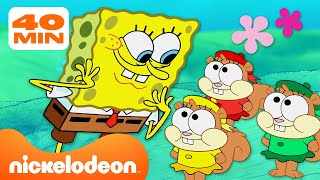 SpongeBob  I migliori momenti della famiglia di SpongeBob  Compilation di 50 minuti  Nickelodeon [upl. by Saravat]