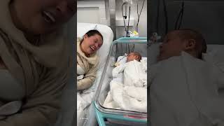 Gas And Air Left This Mum Laughing At Her Newborn Baby 🤣 [upl. by Ailemrac]