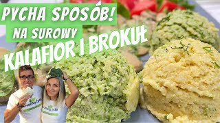 👌 PYSZNY PRZEPIS NA SUROWY KALAFIOR I BROKUŁPuree z kalafiora Puree z brokuła 100 raw vegan [upl. by Hairehcaz]