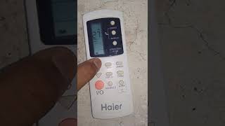 Haier Ac Remote [upl. by Krueger]