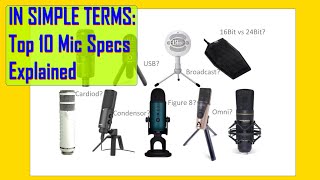 What To Look For In a Microphone Specs Explained [upl. by Buddy206]