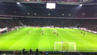 Singing Bob Marley  Three little birds  Ajax Amsterdam  Psv [upl. by Oicafinob882]