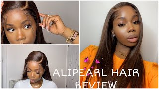 LACE WHERE THE BEST CHOCOLATE BROWN WIG FT ALIPEARL HAIR [upl. by Tur]