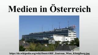 Medien in Österreich [upl. by Nosnek]