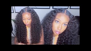 Best Affordable 28” Water Wave Glueless Wig No Adhesive amp No Skills Needed X Trendy Kay [upl. by Lefty]