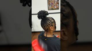 Pineapple Petal Bunlocs dreads locstyles dreadstyles womenlocstyles womendreadstyles petalbun [upl. by Marolda868]