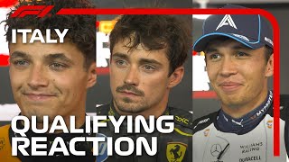 Drivers React After Qualifying  2024 Italian Grand Prix [upl. by Aiseneg]