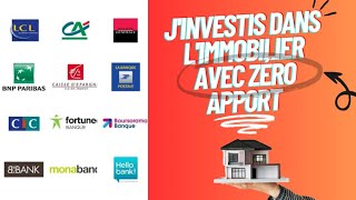 Comment investir dans l’immobilier avec 0 euros   Obtient ton crédit immobilier avec Zéro apport [upl. by Amaryllis]