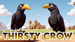 Thirsty Crow Story in English  Moral stories for Kids  Bedtime Stories for Children [upl. by Egiedan]