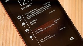 Quick Look BlackBerry 102 lock screen notifications [upl. by Pepper]