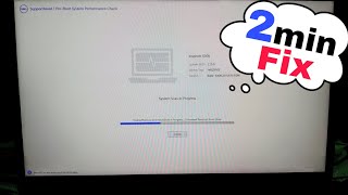 Dell SupportAssist PreBoot Performance Check System Scan in Progress supportassist dell windows 10 [upl. by Euqram354]