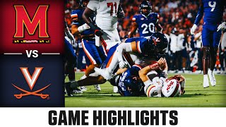 Maryland vs Virginia Game Highlights  2024 ACC Football [upl. by Lladnik]