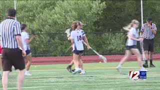 Coventry bests Lincoln in Div IV girls lacrosse [upl. by Sellig428]