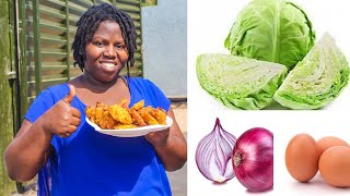 😋KUKI NTAMENYE MBERE KO AMASHU ATETSE GUTYA ARYOHA GUTEKA VEGETABLE FRITTERS RECIPE BAKWAN RECIPE [upl. by Yllatan]