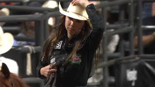 Corpus Christi 2021  Madison Outhier Wins Progressive Round  WCRA Rodeo  Breakaway Roping [upl. by Macrae]