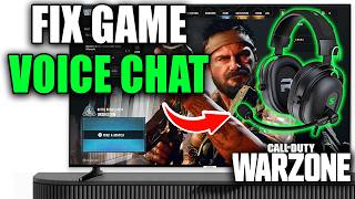 How To Fix Game Voice Chat amp Mic Not Working In Warzone 4 [upl. by Baudelaire]