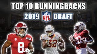 TOP 10 RUNNINGBACKS IN THE 2019 NFL DRAFT [upl. by Lomax]