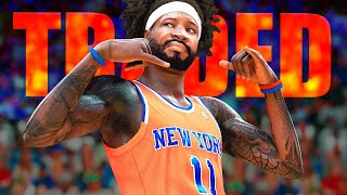 NBA 2K22 My Career  TRADED TO THE KNICKS Next Gen Best PG Build Gameplay [upl. by Arednaxela973]