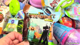 Genie Opens Surprise Toys Make Spaghetti Slime Blind Bags and Blind Boxes [upl. by Weissman276]