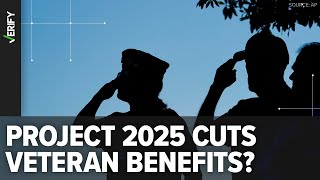 What Project 2025 says about veterans benefits [upl. by Enivid]