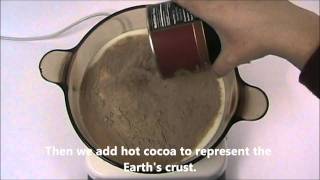 Plate tectonics on a cocoa earth [upl. by Nosnevets]