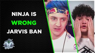 SidAlpha Rant Ninja entitled take on Jarvis Fortnite Ban is wrong [upl. by Gerri]