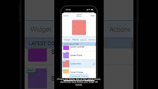 Widgetsmith Action Widgets in iOS 18 [upl. by Mott]