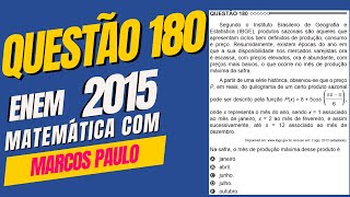 Matemática Enem 2015 Segundo o Instituto Brasileiro de Geografia e Estatística IBGE produtos [upl. by Adiuqram737]