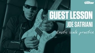 Joe Satriani Guest Lesson  Exotic scale practice TG235 [upl. by Shaylyn761]