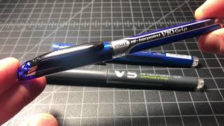 Pilot HiTecpoint V10 Grip  V5 vs V7 vs V10 Pens Compared [upl. by Arammahs12]