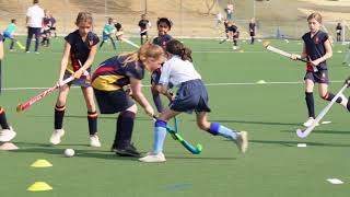 U9 Hockey Sarah scores 3 times [upl. by Aliled869]