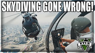 Skydiving Gone Wrong… I Crashed The Helicopter  GTA RP  Grizzley World WHITELIST [upl. by Pitts]