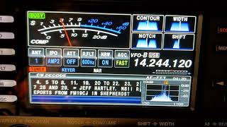 Yaesu FTdx3000 on CW [upl. by Neoma]