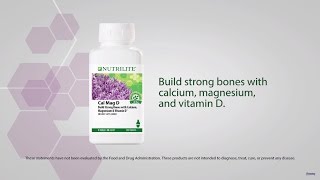 Nutrilite Cal Mag D Calcium Supplement for Bone Health  Amway [upl. by Annirac]