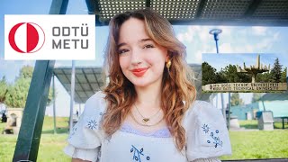 Odtü Vlog❤️tanıtım günlerikampüsodtüden…Ecre Ay Üniversite Gezisi 1 [upl. by Moyers]