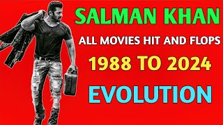 Salman Khan All Movies 1988 to 2023 Hits and Flops bollywood salmankhan movie [upl. by Anuaek]